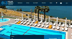 Desktop Screenshot of golanhotel.com