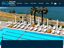 Tablet Screenshot of golanhotel.com